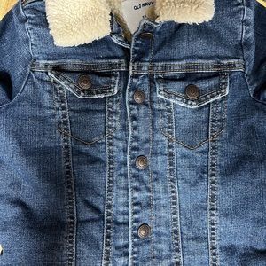 Sherpa jean jacket